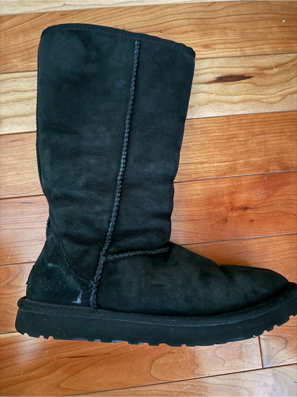 UGG Classic Tall Suede Boots, women’s size 8, black - Picture 4 of 8